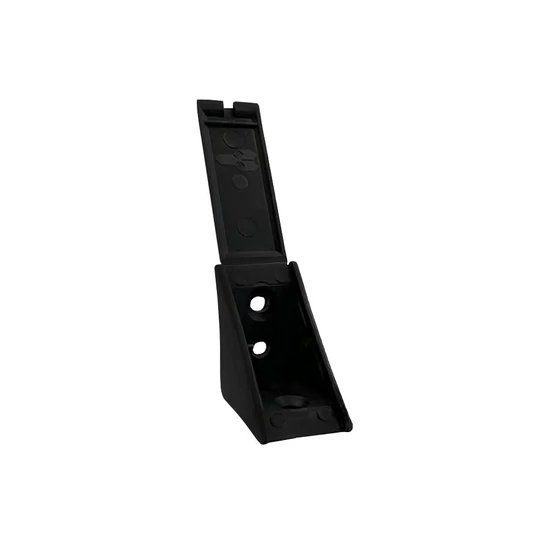 Polcrögzítő műangyag 30x30mm Fekete-01