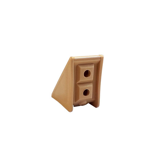 Polcrögzítő műanyag 30x30mm Bükk