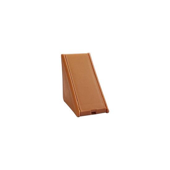Polcrögzítő műanyag 30x30mm Cseresznye