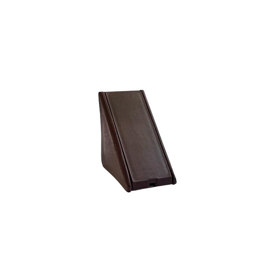 Polcrögzítő műanyag 30x30mm Sötét barna