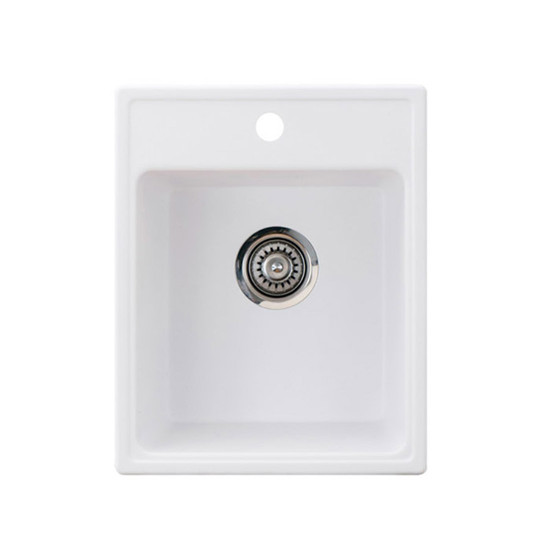 Quadro 40 XGranit Fehér mosogató 400x500/210mm 152984