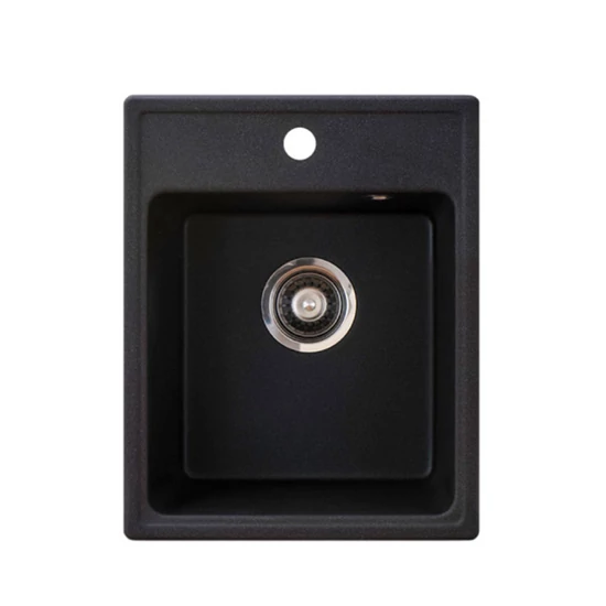 Quadro 40 XGranit Fekete mosogató 400x500/210mm 152981-01