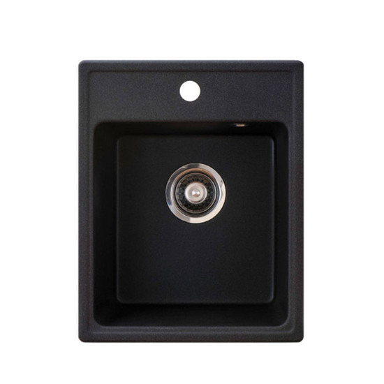 Quadro 40 XGranit Fekete mosogató 400x500/210mm 152981 Quadro 40 XGranit Fekete mosogató 400x500/210mm 152981