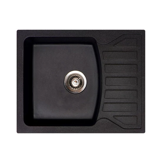 Quadro M XGranit Fekete mosogató 620x500/190mm 144118-01