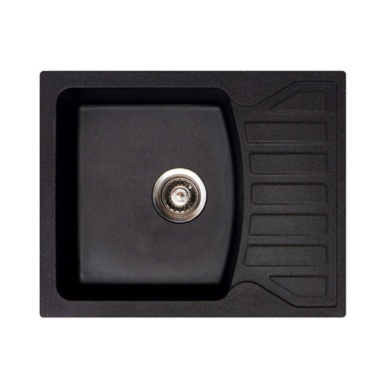 Quadro M XGranit Fekete mosogató 620x500/190mm 144118 Quadro M XGranit Fekete mosogató 620x500/190mm 144118