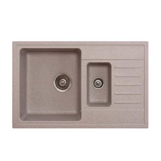 Quadro plus 1.5D XGranit Bézs mosogató 780x500/195/130mm 158551 Quadro plus 1.5D XGranit Bézs mosogató 780x500/195/130mm 158551