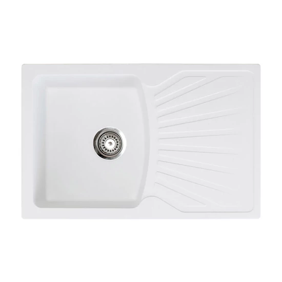 Quadro Plus XGranit Fehér mosogató 770x500/190mm 137409-01