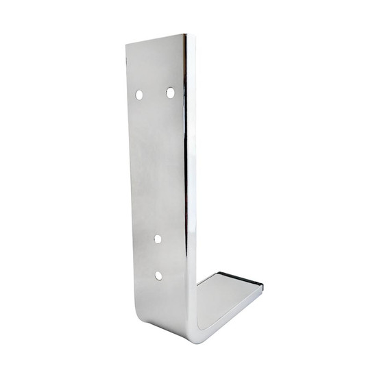 Szekrényláb 130x235x11mm Króm