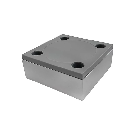 Szekrényláb 65x65x25mm Alumínium-01