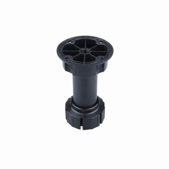 Szekrényláb Scilm 280R270-100mm Fekete műanyag