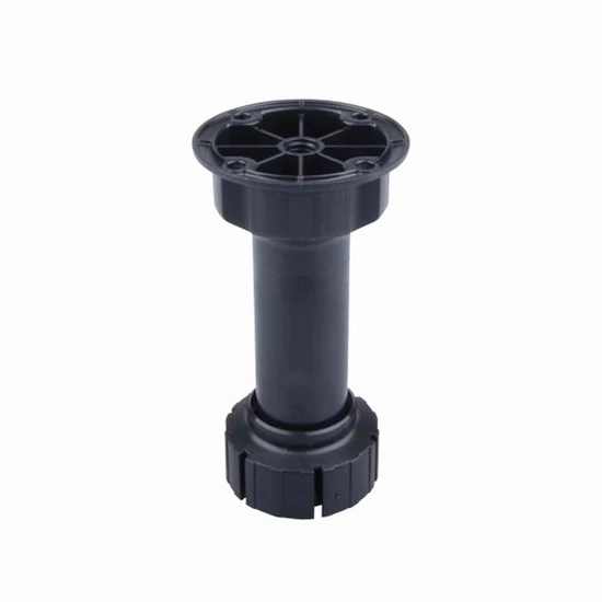 Szekrényláb Scilm 280R270-120mm Fekete műanyag