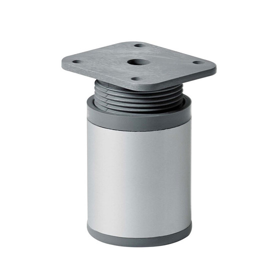 Szekrényláb 60mm Matt Króm ENO 6