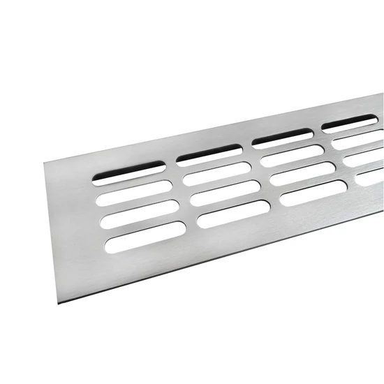 Szellőzőrács 80x500mm Alumínium
