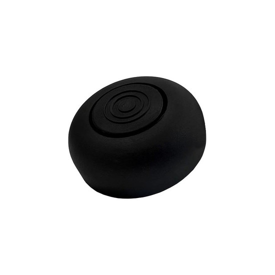 Szintezőláb 17mm Fekete kerek