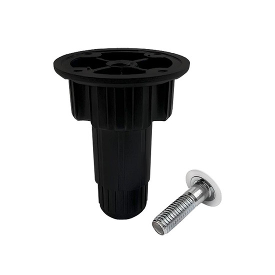 Szintezőláb 423 80mm Fekete állítható láb