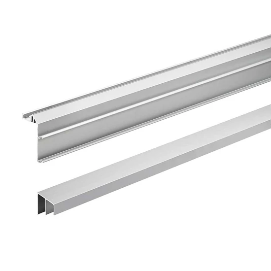 Tolóajtó sín HETTICH TopLine L vezető profil 2300mm Alsó-Felső