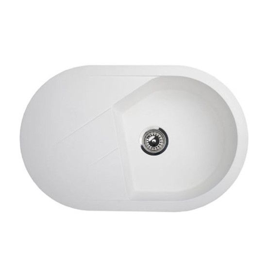 Vesta Plus XGranit Fehér mosogató 780x500/195mm 191589 Vesta Plus XGranit Fehér mosogató 780x500/195mm 191589
