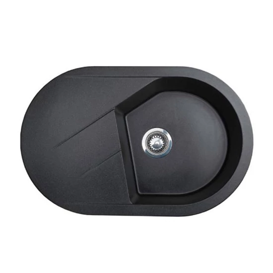 Vesta Plus XGranit Fekete mosogató 780x500/195mm 190595-01