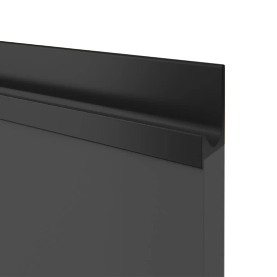 Fogantyú profil UKW-5 Fekete 3,5fm 18x37mm C-35