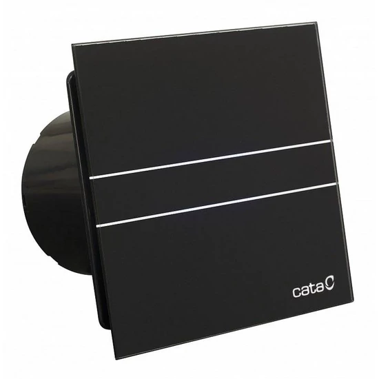 Cata E-120G BK ventilátor üveg előlappal, fekete