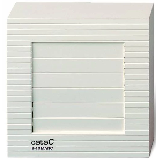 Cata B-10 Matic Timer ventilátor automata előlapzárással, utószellőztető funkcióval