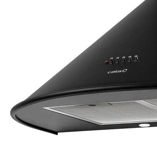 Cata - Páraelszívó Q-7790 BK/L fekete LED Cata - Páraelszívó Q-7790 BK/L fekete LED