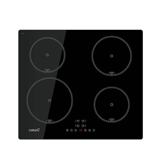 CATA - Beépíthető indukciós főzőlap IB-6324E2 BK Hob to Hood