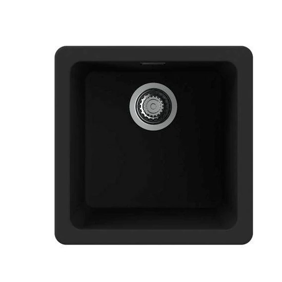 NODOR - Gránit mosogatótálca NorGranite 40.40 1B BK fekete
