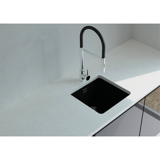 NODOR - Mosogatótálca NorGranite 40.40 1B BK fekete