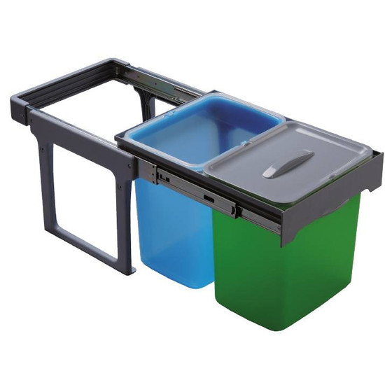 EKOTECH - Beépíthető hulladékgyűjtő EKKO EASY 40 - 2x16 LT EKOTECH - Beépíthető hulladékgyűjtő EKKO EASY 40 - 2x16 LT