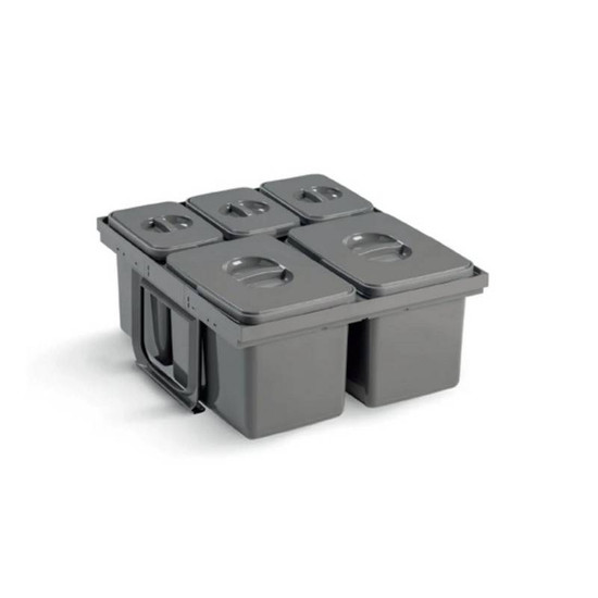 EKOTECH - Beépíthető hulladékgyűjtő JAZZ 45 - 1x12 liter+3x5 liter EKOTECH - Beépíthető hulladékgyűjtő JAZZ 45 - 1x12 liter+3x5 liter