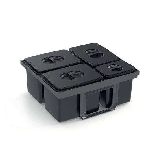 EKOTECH - Beépíthető hulladékgyűjtő JAZZ 60 - 3x12 liter+1x5 liter EKOTECH - Beépíthető hulladékgyűjtő JAZZ 60 - 3x12 liter+1x5 liter