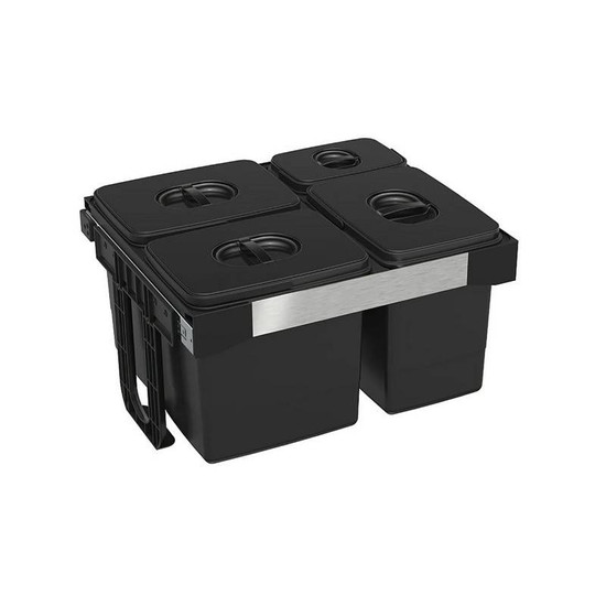 EKOTECH - Beépíthető hulladékgyűjtő FREE JAZZ 60 - 3x12 liter+1x5 liter EKOTECH - Beépíthető hulladékgyűjtő FREE JAZZ 60 - 3x12 liter+1x5 liter
