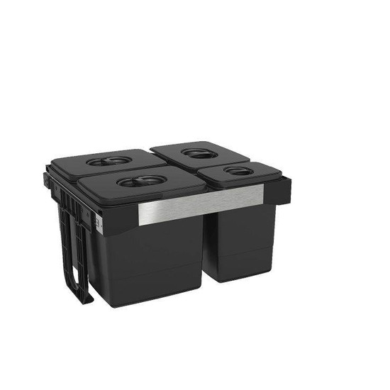 EKOTECH - Beépíthető hulladékgyűjtő FREE JAZZ 60 - 3x15 liter+1x7 liter EKOTECH - Beépíthető hulladékgyűjtő FREE JAZZ 60 - 3x15 liter+1x7 liter