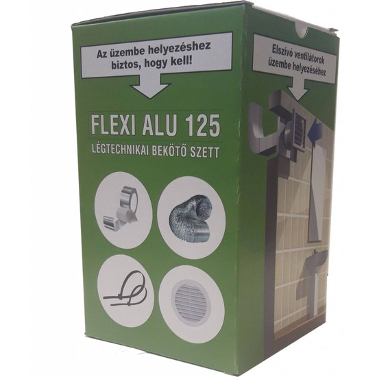 FA-125/3 Flexi Alu légtechnikai bekötő szett FA-125/3 Flexi Alu légtechnikai bekötő szett