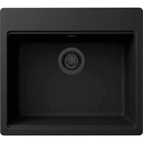 ELLECI - Mosogatótálca Time 105 G40 nero fekete tartozékokkal ELLECI - Mosogatótálca Time 105 G40 nero fekete tartozékokkal