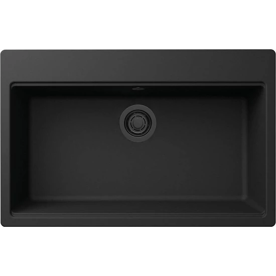 ELLECI - Gránit mosogatótálca Time 130 G40 fekete tartozékokkal