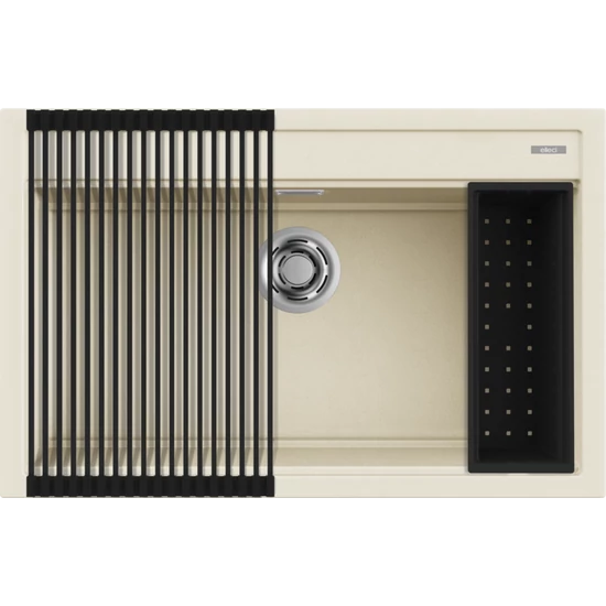 ELLECI - Mosogatótálca Best 130 Workstation Szett G62 bianco antico