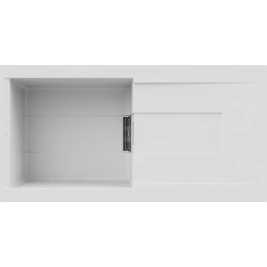ELLECI - Mosogatótálca Smart 480 G68 bianco - A készlet erejéig rendelhető!