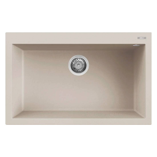 ELLECI - Mosogatótálca Quadra 130 79x50 Granitek 1 m. G39 Bianco soft ELLECI - Mosogatótálca Quadra 130 79x50 Granitek 1 m. G39 Bianco soft