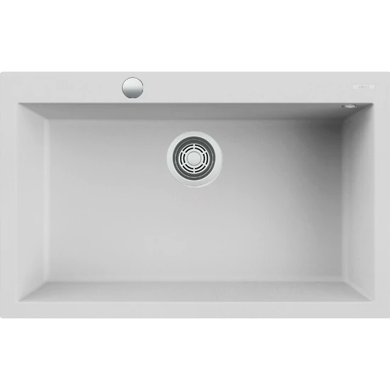 ELLECI - Mosogatótálca Quadra 130 AUTOMATA G68 Bianco