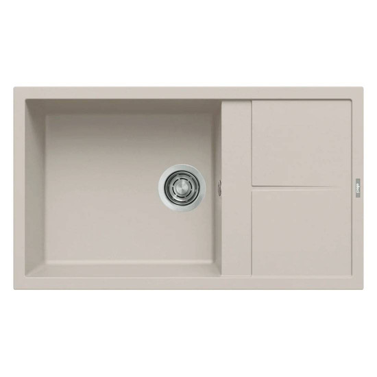 ELLECI - Mosogatótálca Unico 410 86x50 Granitek egymedence + csepptálca G39 Bianco soft ELLECI - Mosogatótálca Unico 410 86x50 Granitek egymedence + csepptálca G39 Bianco soft