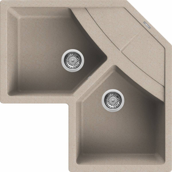 ELLECI - Mosogatótálca Unico CORNER sarok G51 avena ELLECI - Mosogatótálca Unico CORNER sarok G51 avena