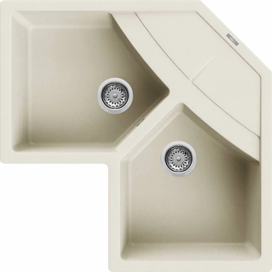 ELLECI - Gránit mosogatótálca Unico CORNER sarok G62