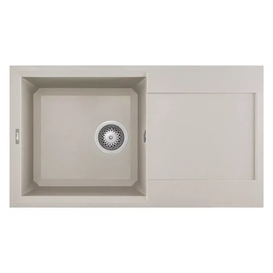 ELLECI - Mosogatótálca Easy 290 78x43.5 Granitek egymedence + csepptálca G39 Bianco soft ELLECI - Mosogatótálca Easy 290 78x43.5 Granitek egymedence + csepptálca G39 Bianco soft