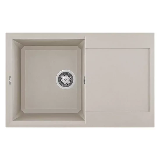 ELLECI - Mosogatótálca Easy 300 79x50 Granitek egymedence + csepptálca G39 Bianco soft ELLECI - Mosogatótálca Easy 300 79x50 Granitek egymedence + csepptálca G39 Bianco soft