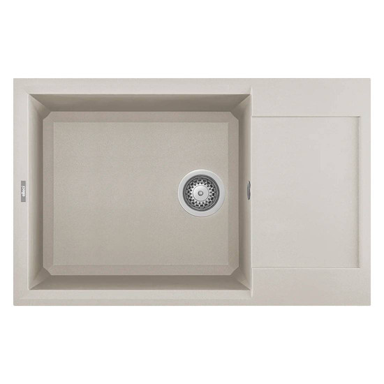 ELLECI - Mosogatótálca Easy 310 78x50 Granitek egymedence + csepptálca G39 Bianco soft ELLECI - Mosogatótálca Easy 310 78x50 Granitek egymedence + csepptálca G39 Bianco soft