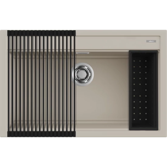 ELLECI - Mosogatótálca Best 130 Workstation Szett K95 Champagne