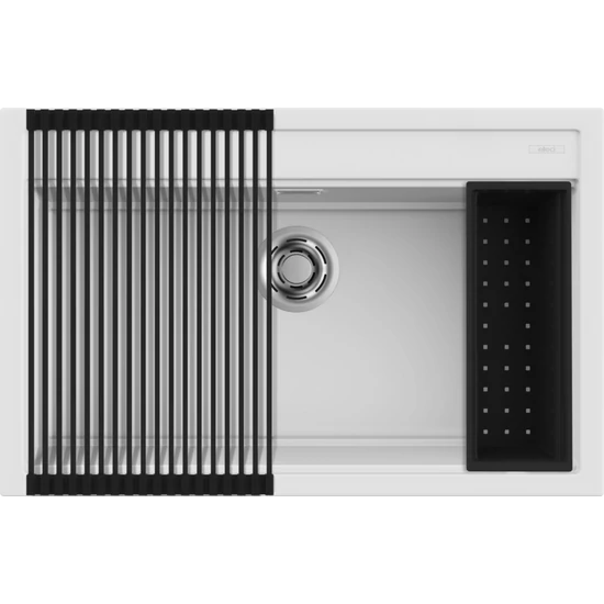 ELLECI - Mosogatótálca Best 130 Workstation Szett K96 White