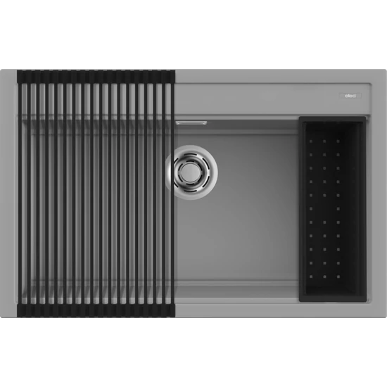 ELLECI - Mosogatótálca Best 130 Workstation Szett K97 Light Grey